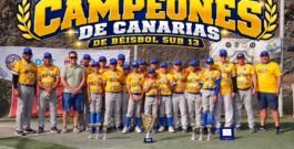 Capitalinos se proclama campeón de Canarias sub-13 de Béisbol