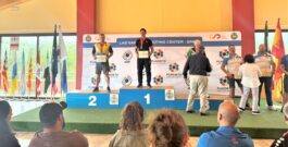 Cristhian Santana felicita a Jorge Luis López por subcampeonato de España de Armas Deportivas